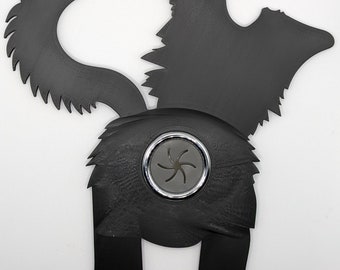 Border Collie Bum Handtuchhalter