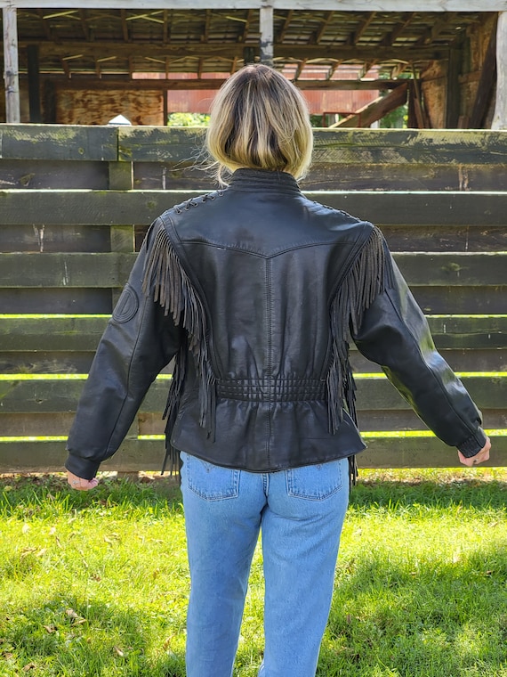 Vintage Leather Harley Davidson Jacket - image 2