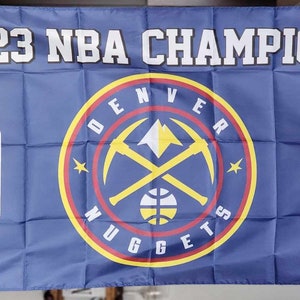 2023 Denver Nuggets Championship Flag