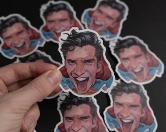 Silly Superhero Vinyl Sticker
