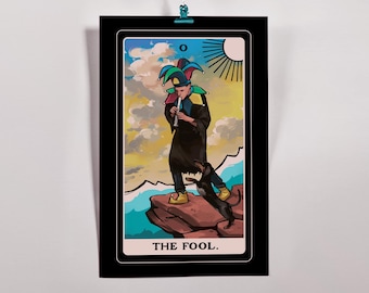 The Fool 11x17 Poster Art Print (Jerma Tarot)