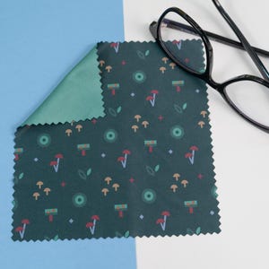 Fungi Forest Glasses Cleaning Cloth | Cleaner Screen Wipe
