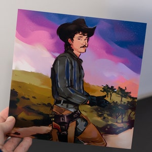 Cowboy Kurtis Art Print
