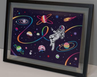 Pride Planets 11x17 Poster Art Print