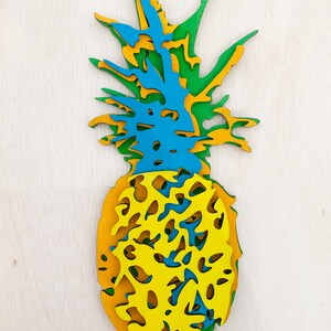 Pineapple - 4 Layer Wall Art