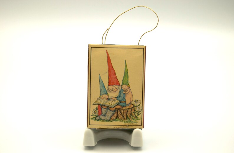Vintage Christmas Ornament / Puzzle Elves &amp; Santa Great - Etsy