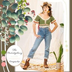 Partridgeberry Top/Dress Crochet Pattern