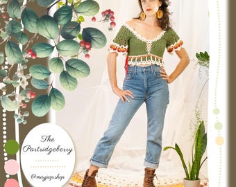 Partridgeberry Top/Dress Crochet Pattern