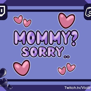 Emotka „Mamo, przepraszam” | Emotka STATYCZNA | Emotka Twitch | Emotka Discord | Emotka YouTube | Emotka społeczności