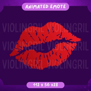 ANIMATED EMOTE | Animated Kiss Emote | Kiss Emote | Love Emote For Twitch/ Discord