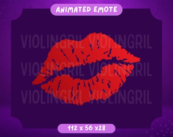 ANIMATED EMOTE | Animated Kiss Emote | Kiss Emote | Love Emote For Twitch/ Discord