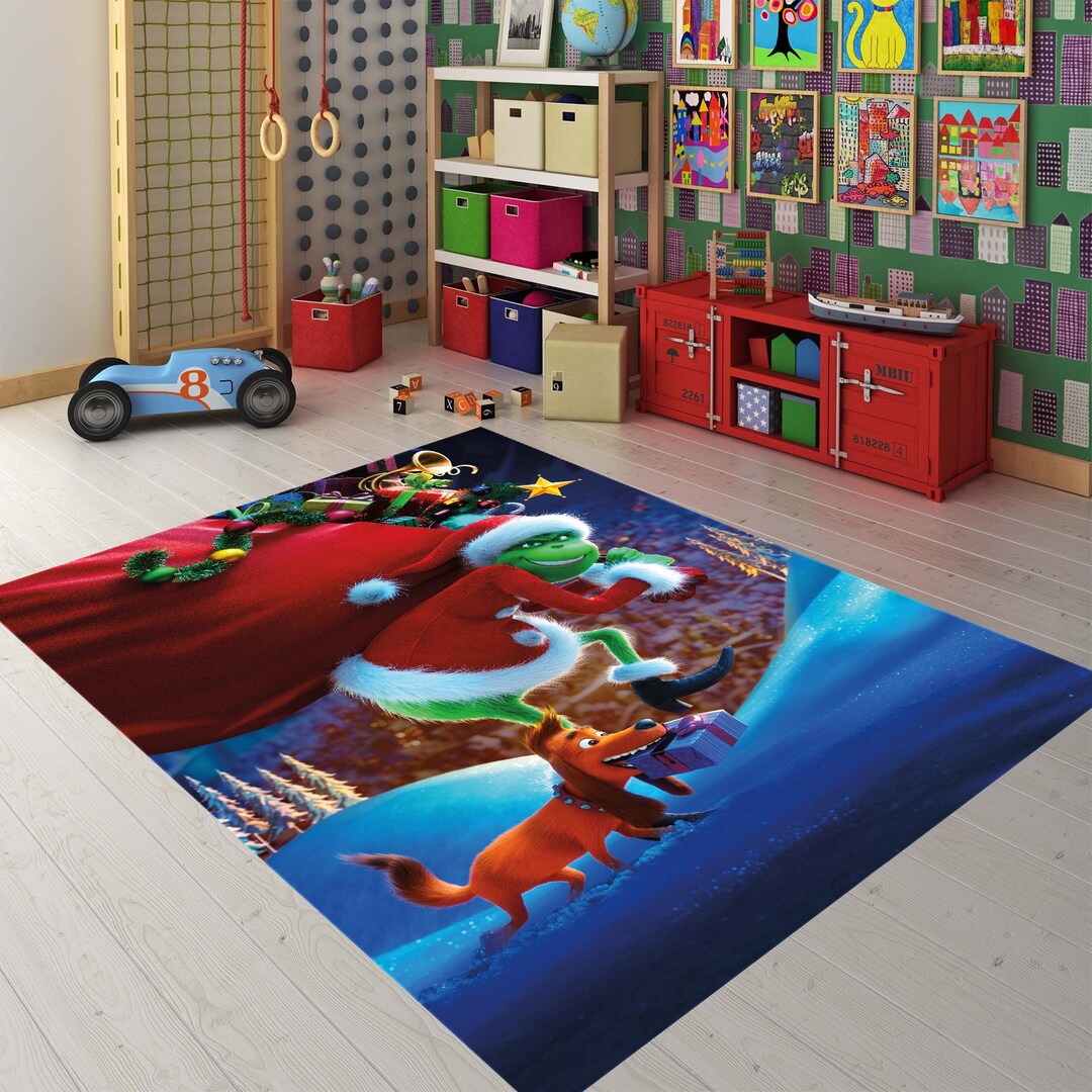 Croods Rug Thief Kids Rug, Thief Noel Themed Rug, Washable Kidsroom Rug , Nursery ...