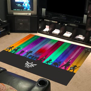 Spielkarte Teppich, Populer Spielteppich, Videospiele Teppich, Gaming Teppich, Gamerteppich, Spielzimmerteppich, Individueller Teppich
