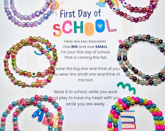 Mama & Mini Schulkind Armband Set