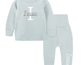 Personalised Boys Jogger Set | Custom Initial & Name Top, Name Personalised Joggers, Boys Personalised Jogger Set With Name and Initial