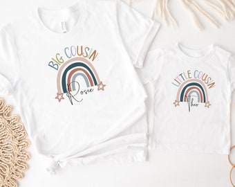 Big Cousin Little Cousin T-shirts | Cousin Matching | New Baby Cousin | Baby Announcement | Gift For Boys | Gift For Girls