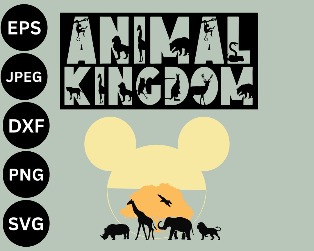 Animal Kingdom Svg Animal Kingdom Animal Kingdom Birthday - Etsy