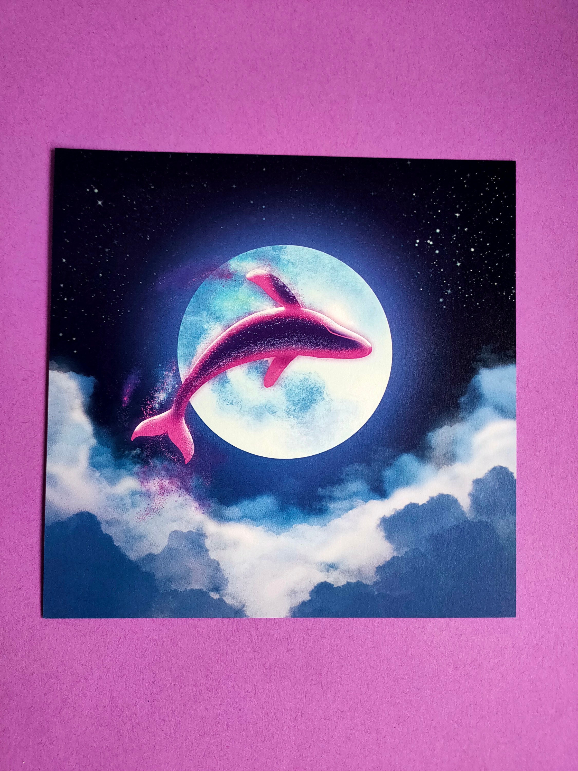 BTS Kawaii Aesthetic Whale Digital Art Print - Etsy