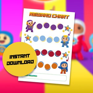 CBeeBies Go Jetters Wall Chart for Children