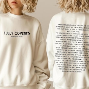 Bible Verse Shirt, Christian Sweatshirt, Religious Apparel, Faith Sweatshirt, Christian Crewneck, Jesus Sweatshirt, Gift for Christian Woman