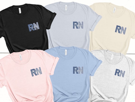 Nurse gift Custom Registered Nurse T-shirt name , Personalized Name Nurse Shirt, RN Pocket Outfit, RN Grad Tee, New Nurse Outfit, Nurse Gift
