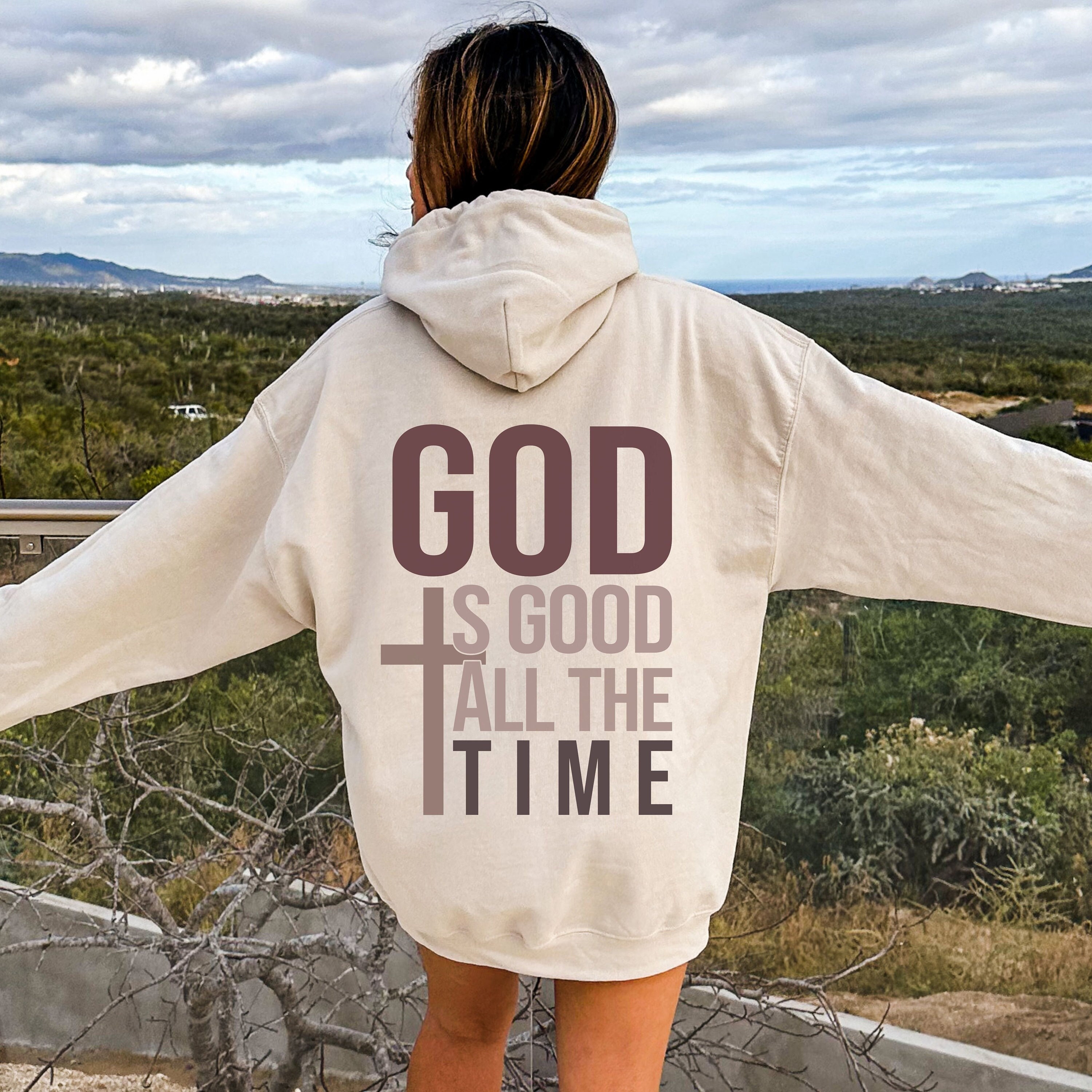 God is Good All the Time Sweatshirt Easter Hoodie Christian - Etsy