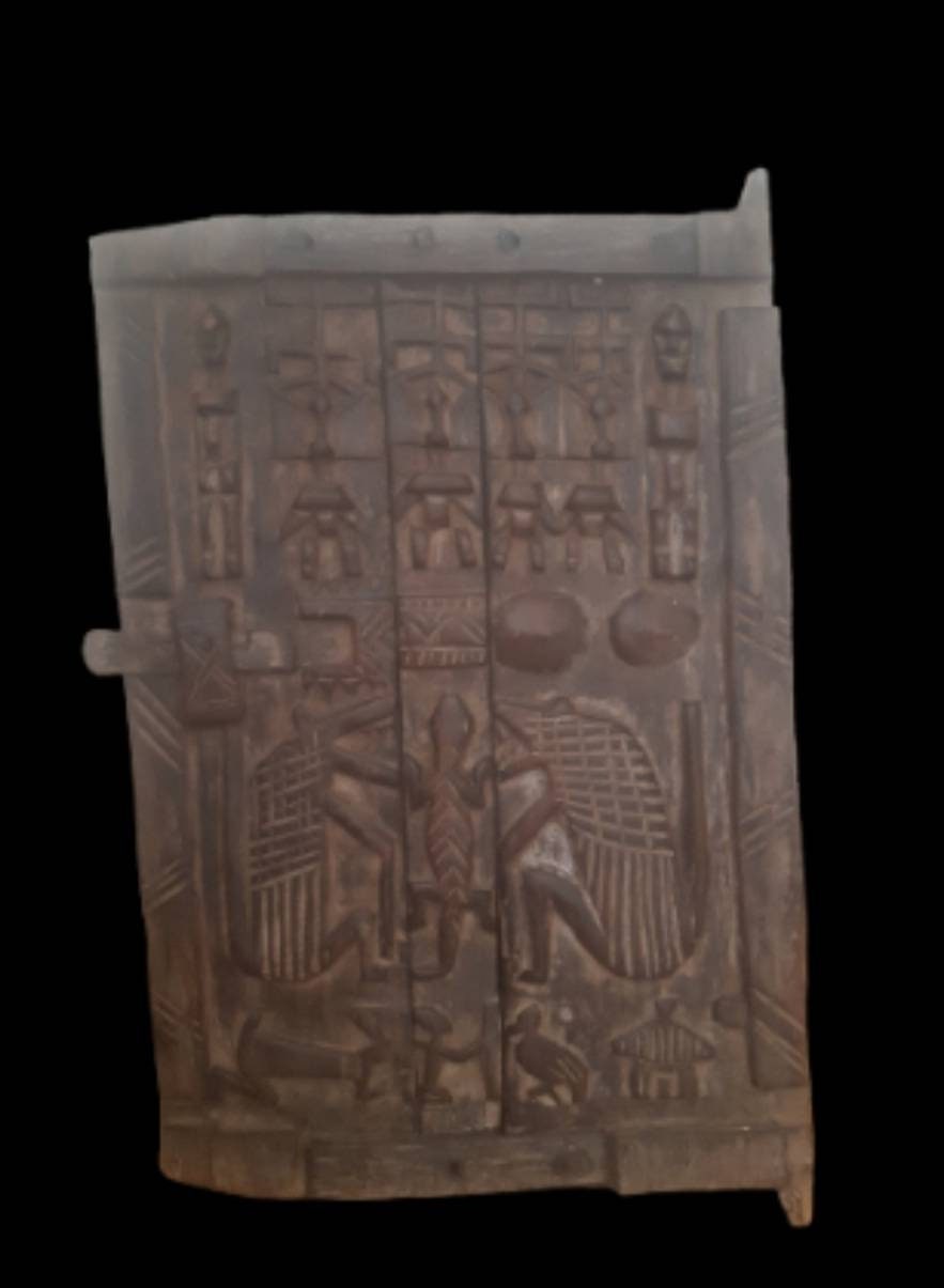 本物のドゴン族の穀物倉庫の扉：木彫りのアフリカ美術 - Etsy 日本