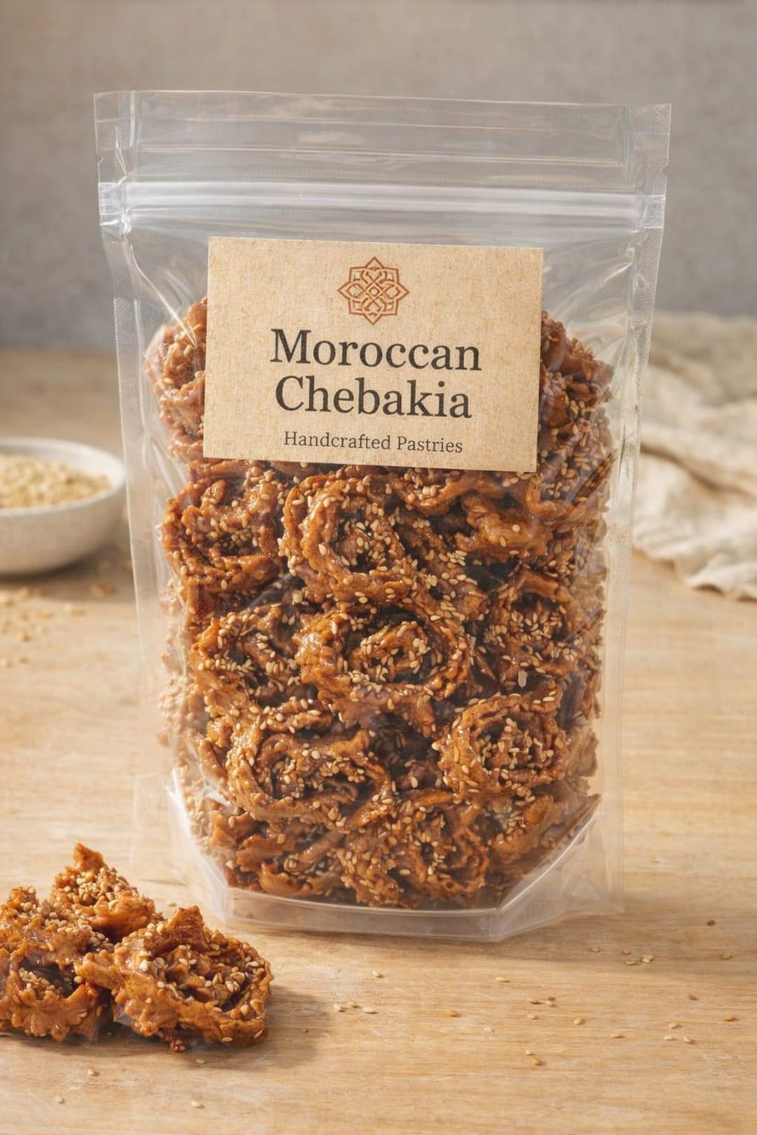 Authentic Moroccan Chebakia – Handmade Sesame Honey Cookies | Ramadan ...