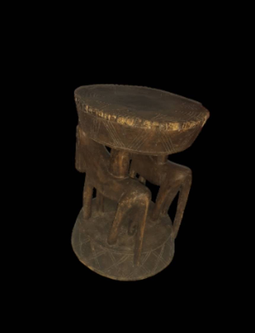 マリの古代ドゴン族のスツール – あなたのコレクションのための時代を