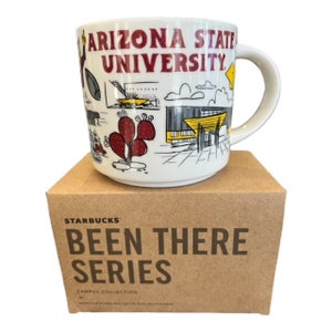 NEW Starbucks Been There Series 14 Oz Mug Arizona State University Campus.  - Etsy