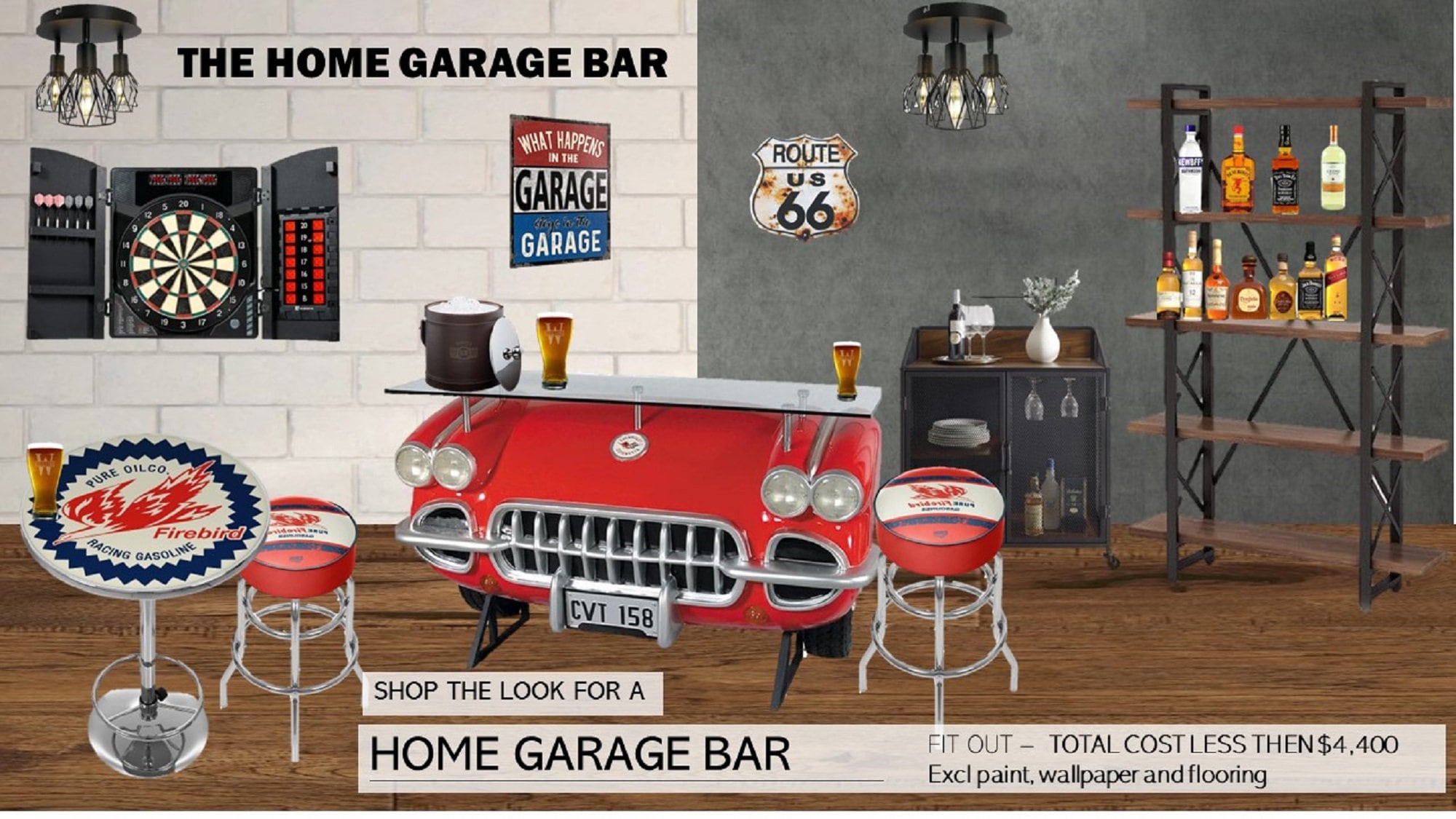 Basement Bar E-design Garage Bar Theme Idea Man Cave Bar Ideas Homemade ...