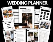 Wedding Planner Book, 148 page wedding budget book, Wedding Binder Template, Wedding Day timeline, Wedding Checklist, Wedding Schedule