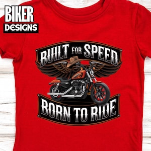 Gebaut für Geschwindigkeit Motorrad PNG, T-Shirt-Design für Biker, Motorrad Png, Motorrad svg, Fahrrad Png, Sofortiger Download Png, Chopper