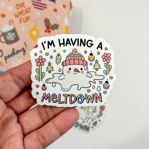 Mental Breakdown sticker, Mental health awareness sticker, sarcastic funny sticker, empowerment stickers, self care stickers