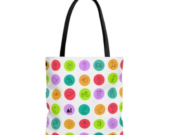 CafePress Nursing Student Tote Bag – Natural Canvas Reusable Shopping Bag With Design - View #6