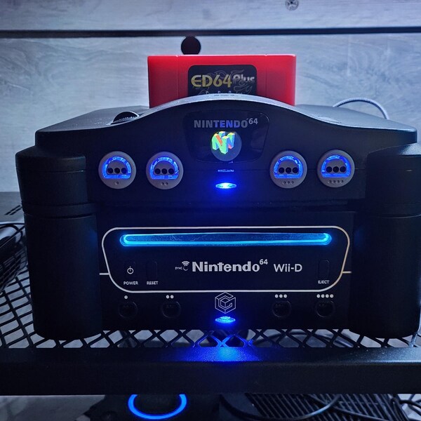 N64/Wii Combo - Custom Console - Nothing Like it! Internal HDMI, NVMe SSD Storage, Bluetooth - FREE Shipping!