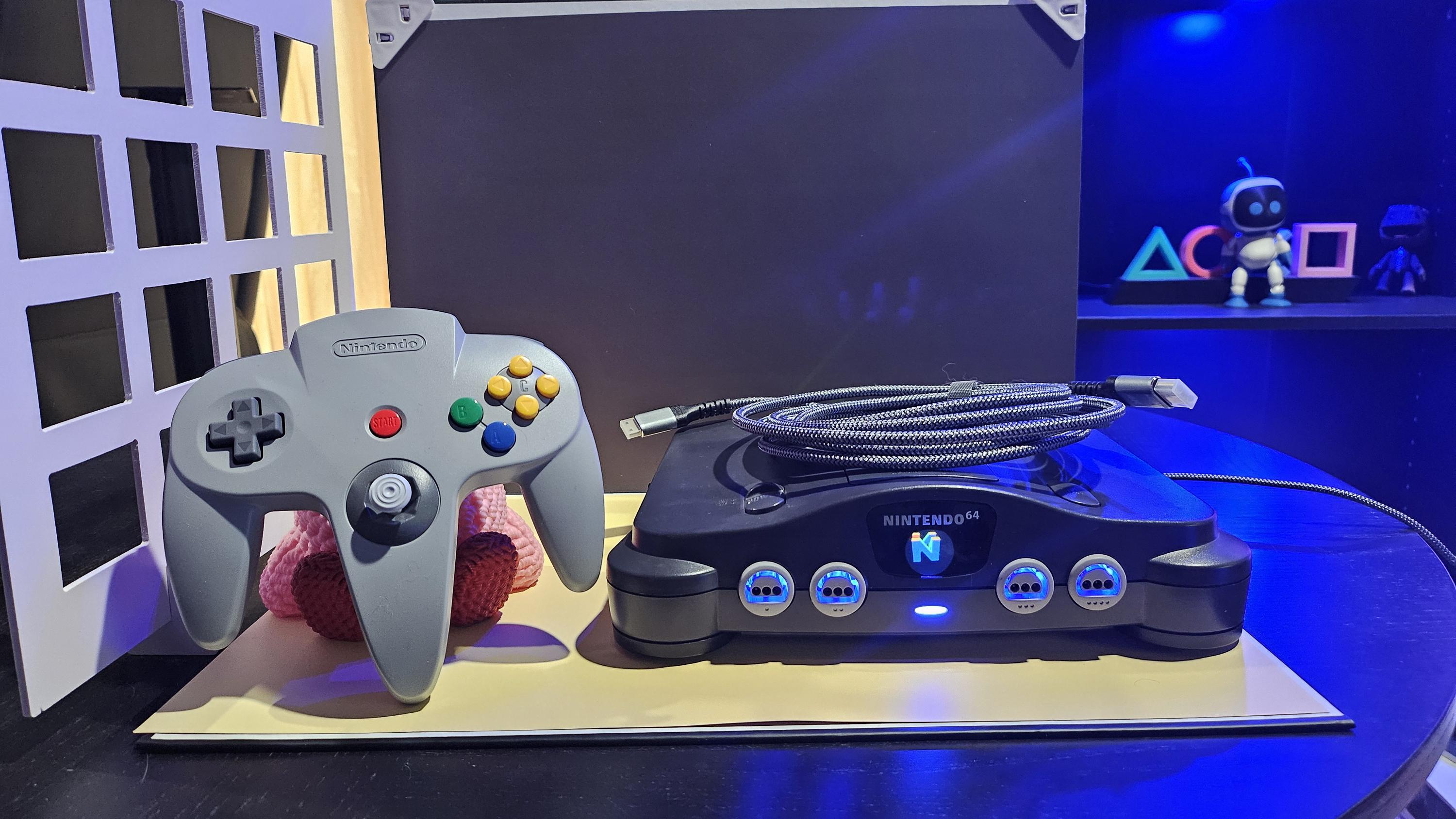 Custom Nintendo 64 N64 - HiDef Graphics up to 1440p - Bluetooth - Animated Logo