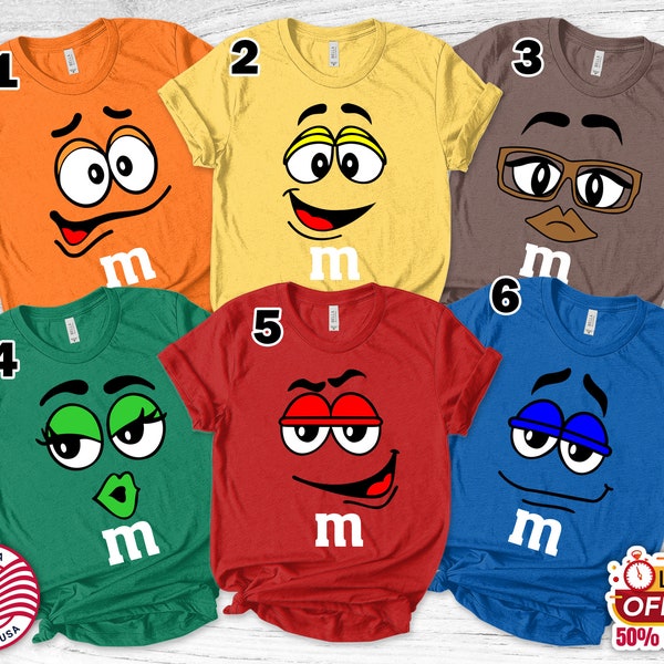 M&m T Shirt Etsy
