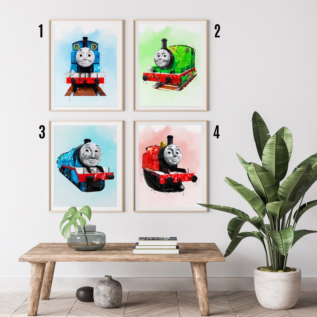 Thomas and Friends Poster Wall Art Nursery Wall Decor - Etsy