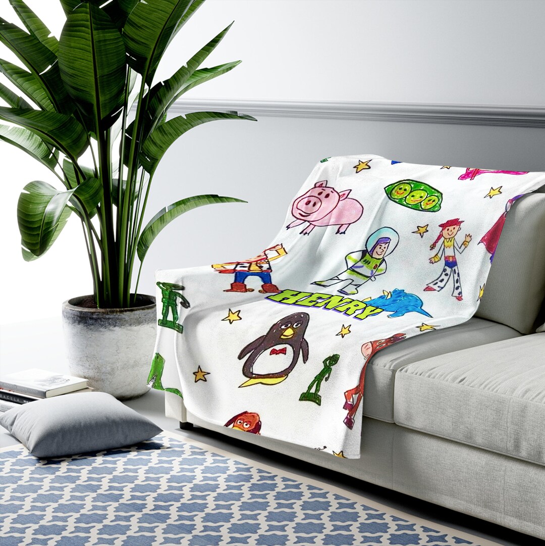 Custom Buzz Lightyear Blanket Toy Story Blanket Toy Story Etsy