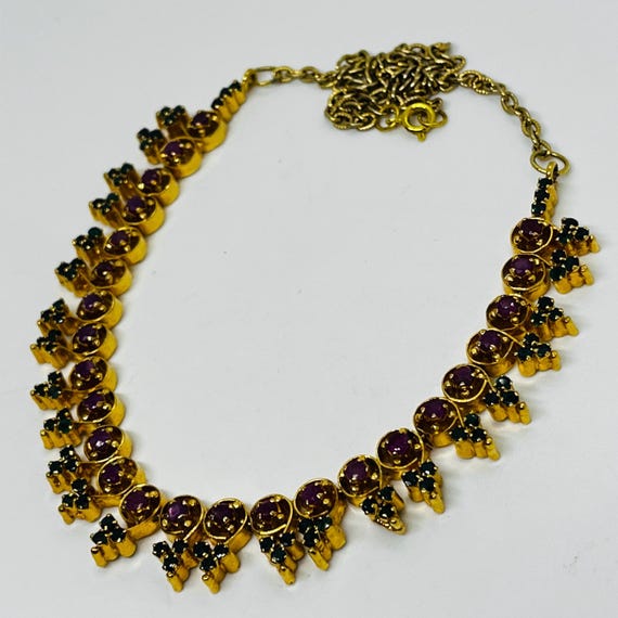 Stunning Simulated Imitation Ruby + Simulated Gre… - image 5