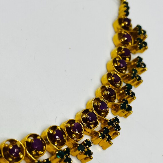 Stunning Simulated Imitation Ruby + Simulated Gre… - image 3