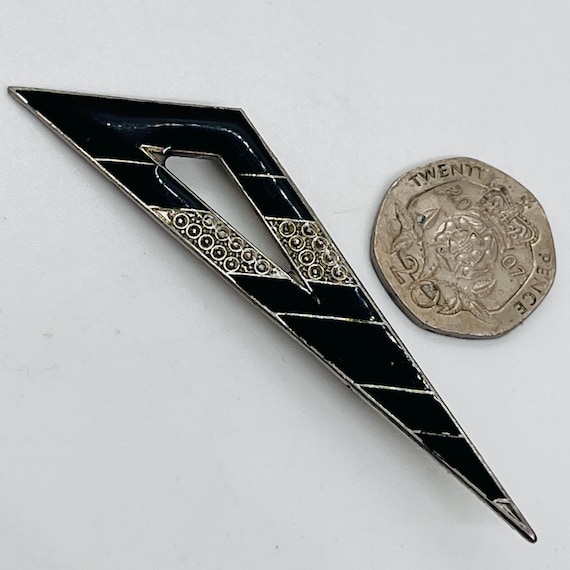 Striking Triangular Pierre Bex Style Vintage Art … - image 9