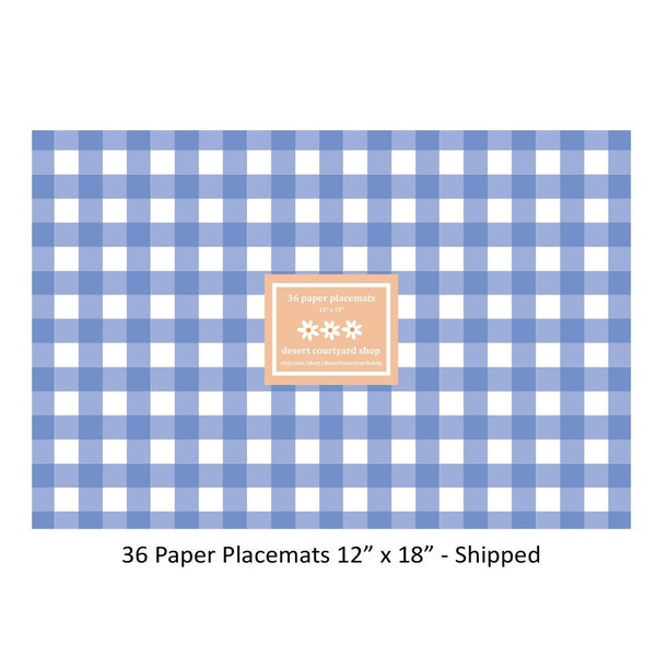 Paper Placemats Etsy