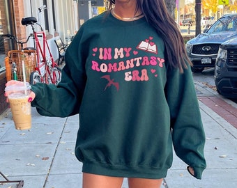 Bookish Sweatshirt, In My Romantasy Era Romance Shirt, Bookish Gift, Enemies to Lovers Sweater, Book Lover Shirt, Smut Sweatshirt Booktok
