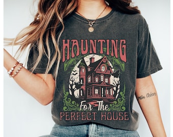 Halloween-Immobilien-Hemd Lustiges Makler-Hemd Geschenk für Makler-Fall-Immobilien-Halloween-Immobilien-Broker-Hypothek