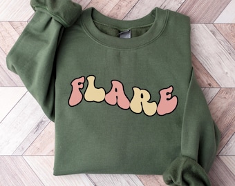 Flare Day Sweatshirt, Chronic Illness, Chronic Pain Sweatshirt, Preppy Clothes, Brown Hoodie, Fibromyalgia, Spoonie