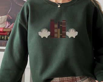 Light Academia Sweatshirt, Bookish Sweatshirt, Dark Academia Shirt, Alt Clothing, Goblincore Clothing, Fairycore Clothing, Coquette Clothing