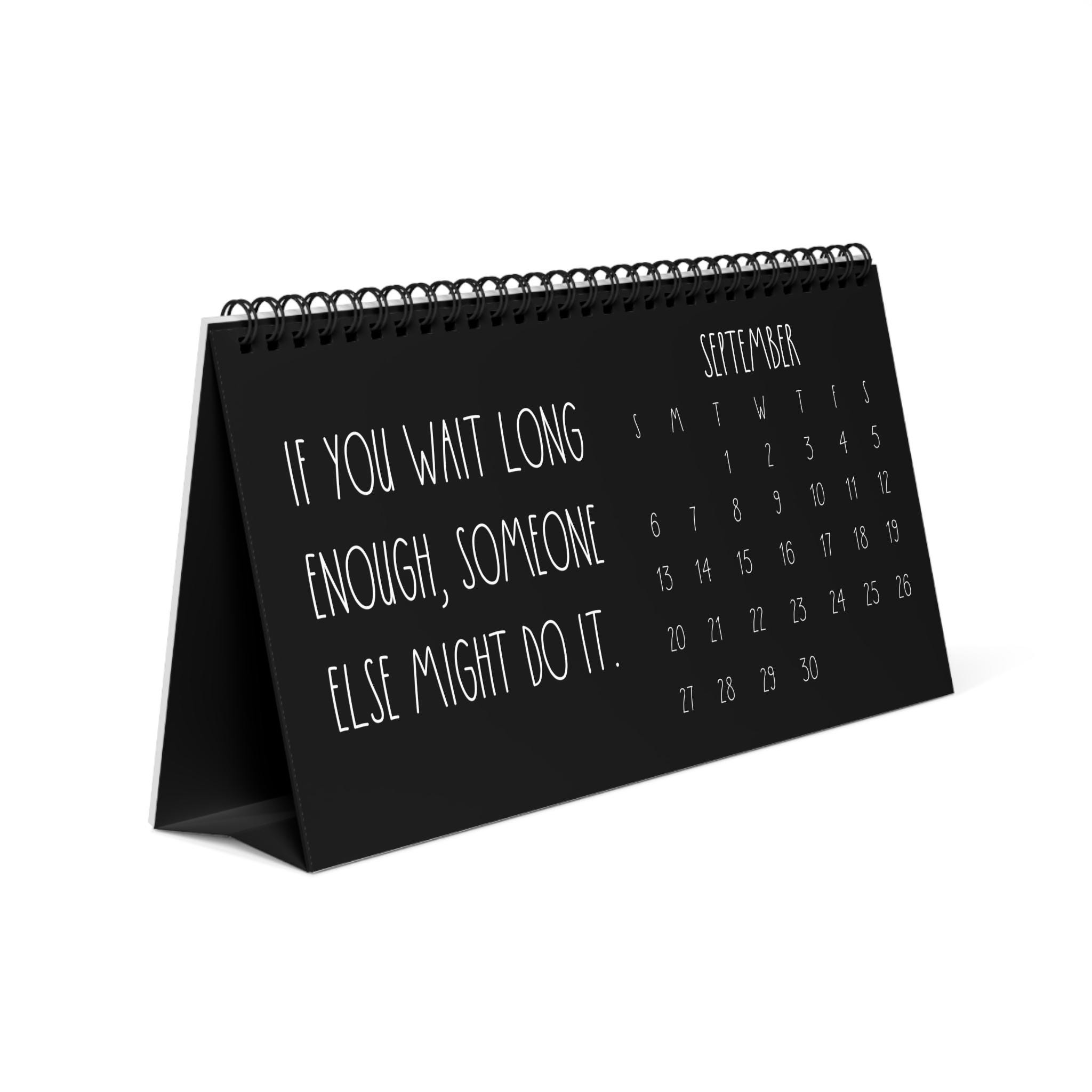 thumbnail image 2 of 2026 Demotivational Desk Calendar - Funny Office Gag Gift With Sarcastic Quotes For Coworkers, Boss, White Elephant 2 of 2