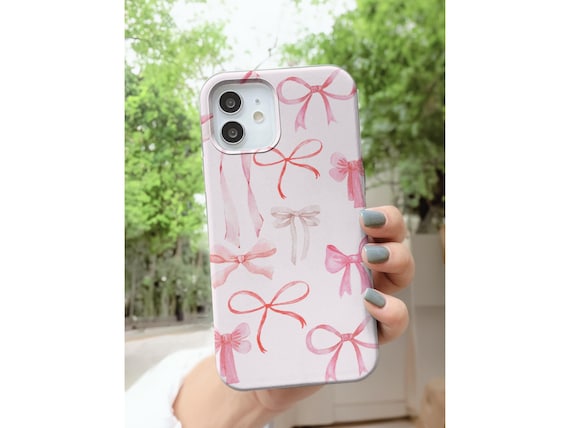 Coquette Phone Case, Preppy Phone Case, Soft Girl Aesthestic, Cute Trendy Phone Case, Girly Pink Bow Phone Case, Ballet Phone Case